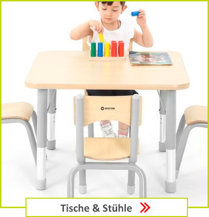 Tische & Stühle im Kindergarten