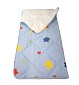 Preview: Kinder Schlafsack 140 x 70 cm  Sterne vorn links