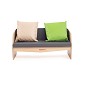 Preview: Kleines Sofa mit Sitzkissen links