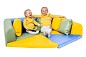 Preview: Kuschelecke Spatzennest 150 x 135 cm - Kindergarten 675