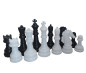 Preview: XL Outdoor Schach Figuren oben