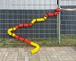 Preview: Mega Flexi Pipe 75 x 8,5 cm farbig gemischt hinten