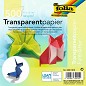 Preview: Faltblätter transparent 15x15 cm, 500er - farbig sortiert 270