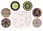 Preview: Mandala Set 36-tlg. hinten