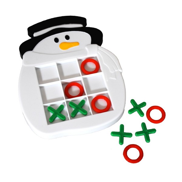 Tic-Tac-Toe Schneemann hinten