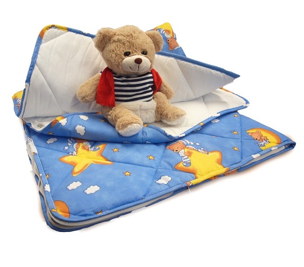 Kinder Schlafsack 140 x 70 cm  Mond links