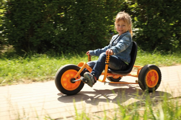 Dreirad Rider Fahrspaß mit Kind rechts