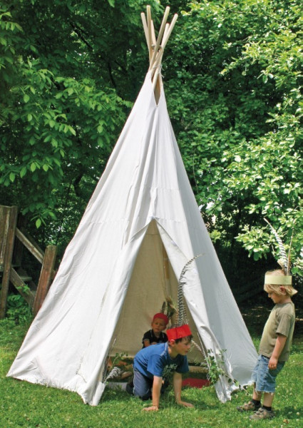 Indianer Tipi, groß hinten