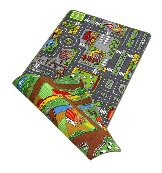 Duoplay Spielteppich 100 x 190 cm hinten