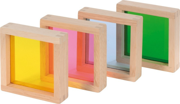 Blocks bunt und Spiegel 7er Set links