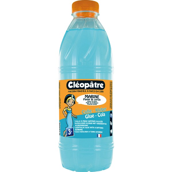 Papierkleber blau 1 Liter 96