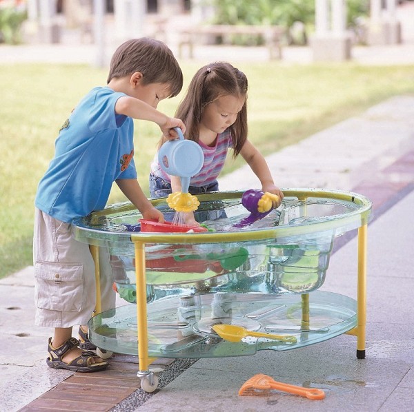 Sand-/Wassertisch, transparent außen