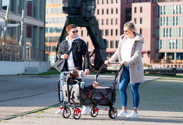 Klapp-Bollerwagen Plus Familie oben