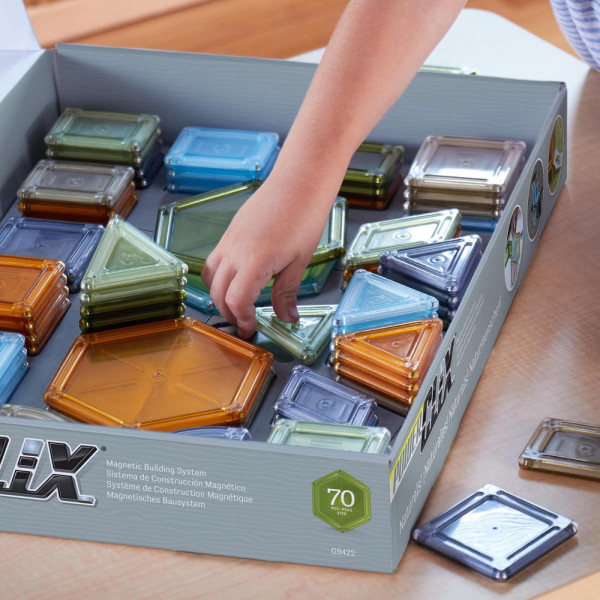 Magnetisches Konstruktionsspielzeug Box außen