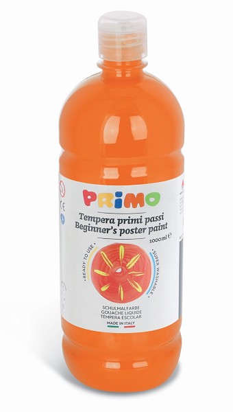 Primo Temperafarbe 1l orange hinten