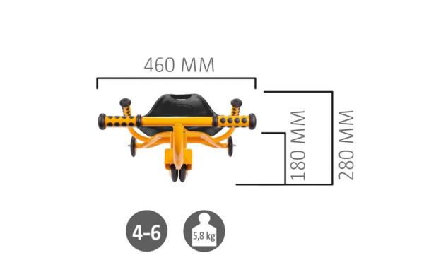 Dreirad Speed Star klein Details links