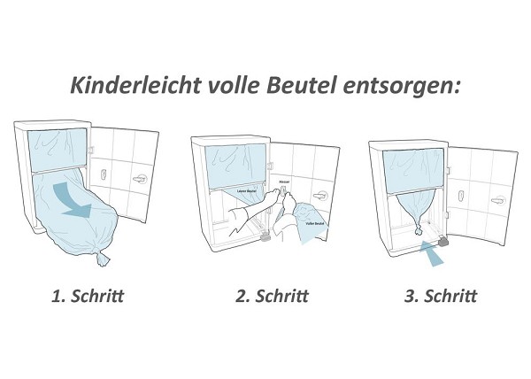 Windeleimer Janibell Nachfuellpack Anleitung links