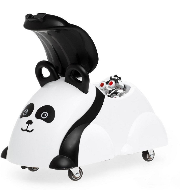 Rutschauto Vikingtoys Panda offen hinten