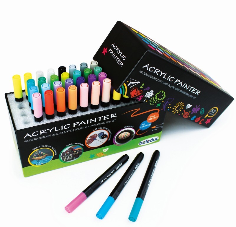 Acrylstifte in Box