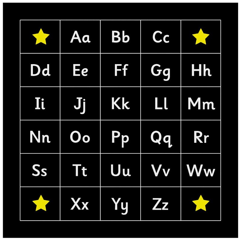 Outdoor Kreidetafel Alphabet 325