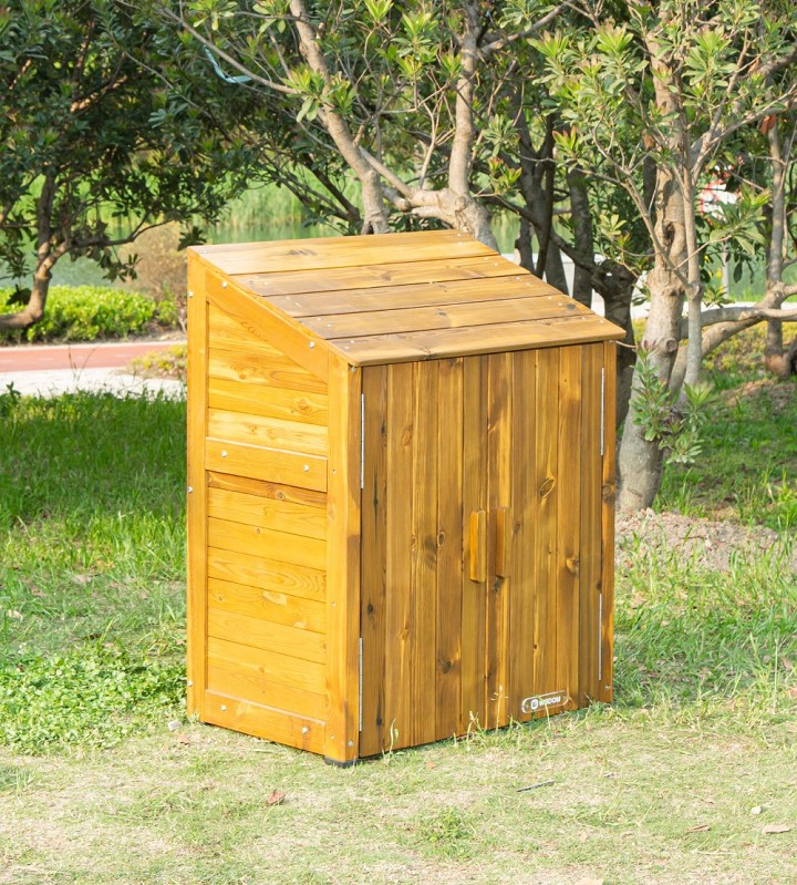 Outdoor Regalschrank mit Türen hinten