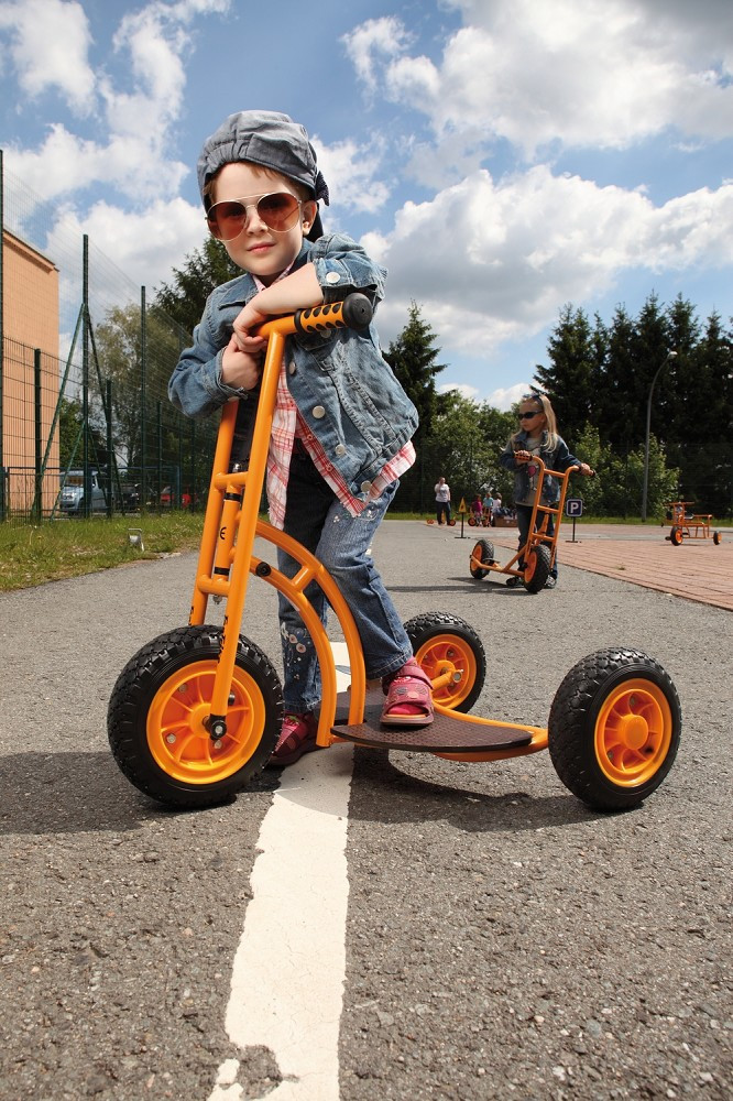 Fahrzeug Dreiradroller Bengy hinten