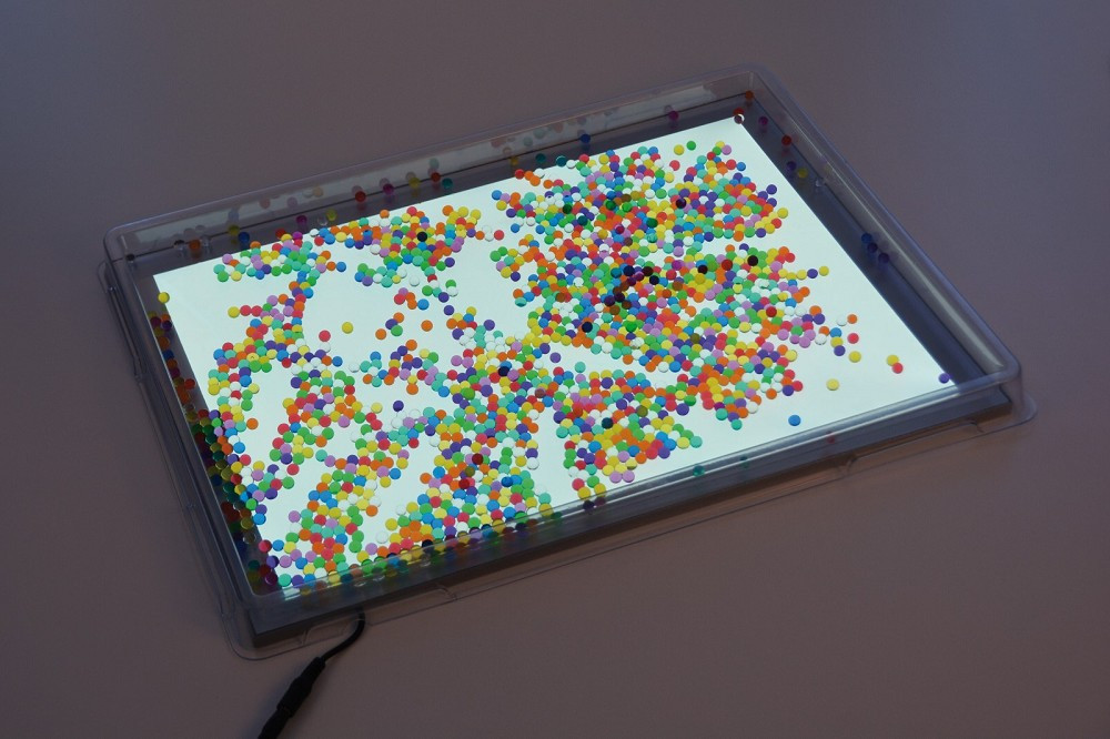 LED Panel mit Wanne A3 links