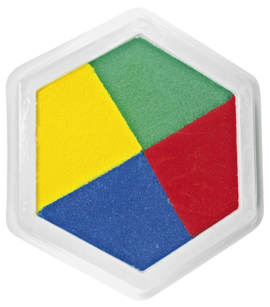 Riesenstempelkissen, Multicolor 4 farbig 197