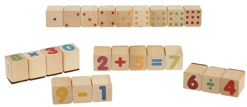 Holzstempel Mathe 577