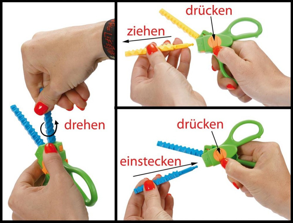 "Bordürenschere ""9 Motive"" Set" links