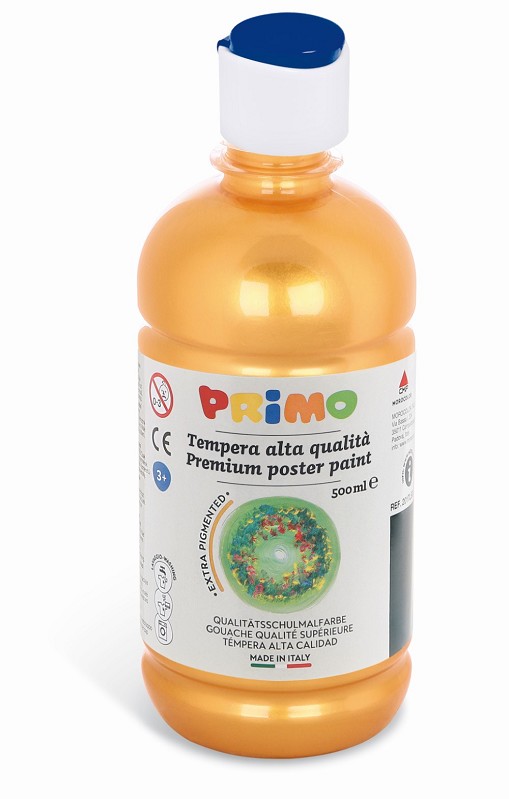 PrimoTemperafarbe 500 ml, gold